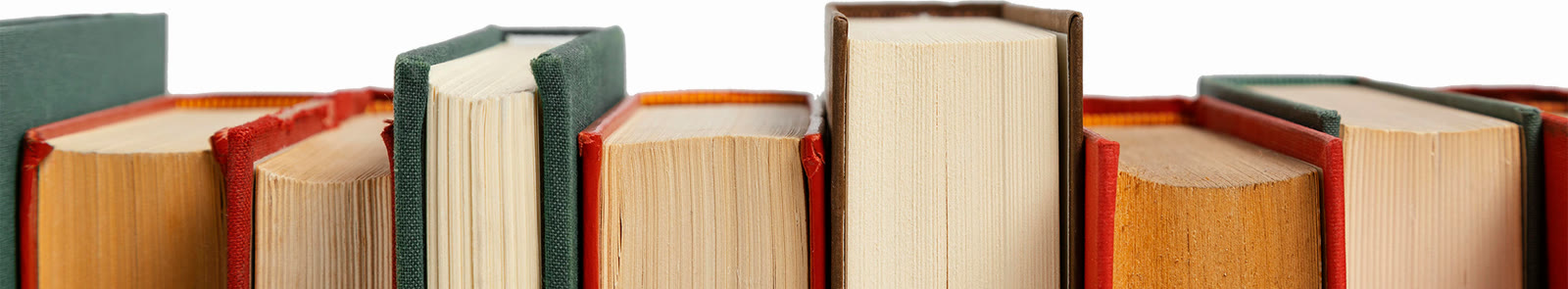 Een rij boeken